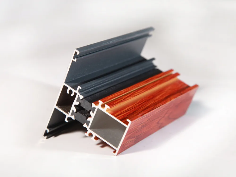 55 Series Thermal-Break Wood-Grain Mullion