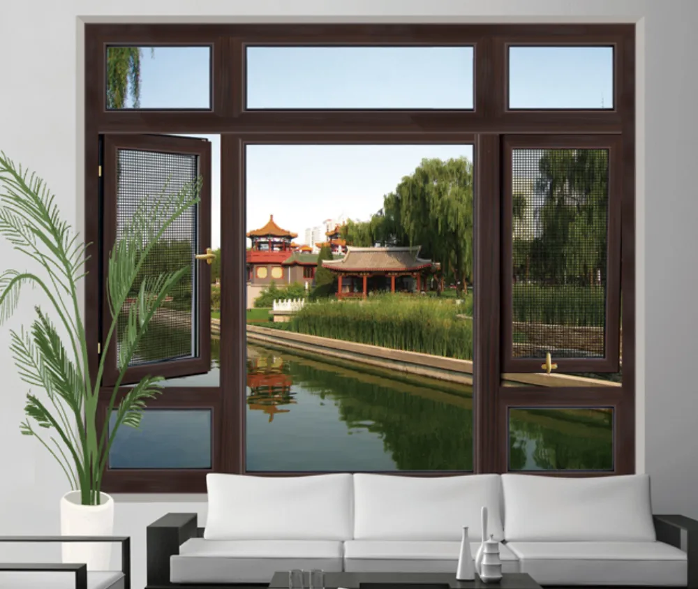 120 Series Integrated Steel-Mesh System Window Profile