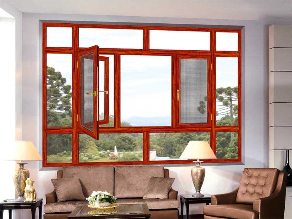 Integrated Steel-Mesh System Window
