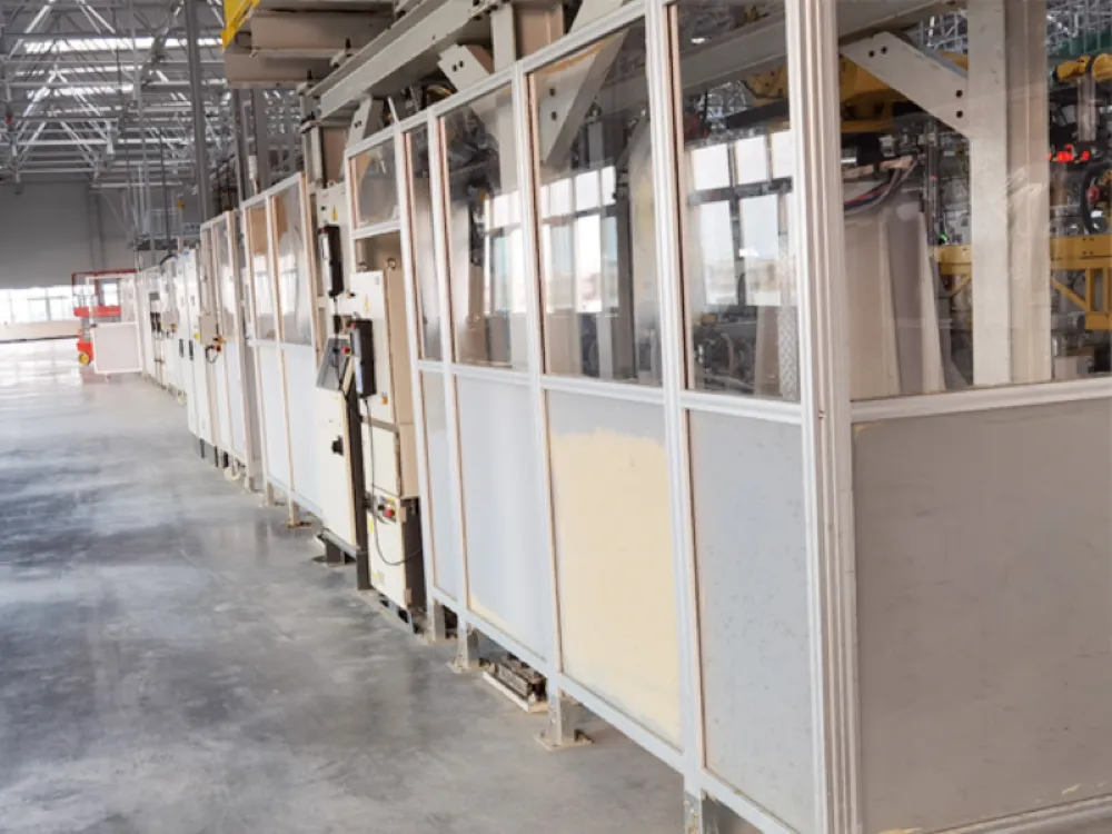 Automotive Factory Intelligent Production Line Safety Fence