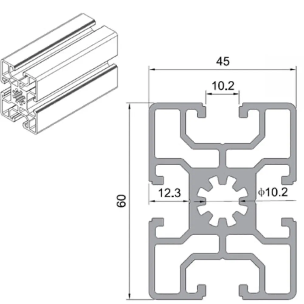 Aluminum Profile HN-10-4560