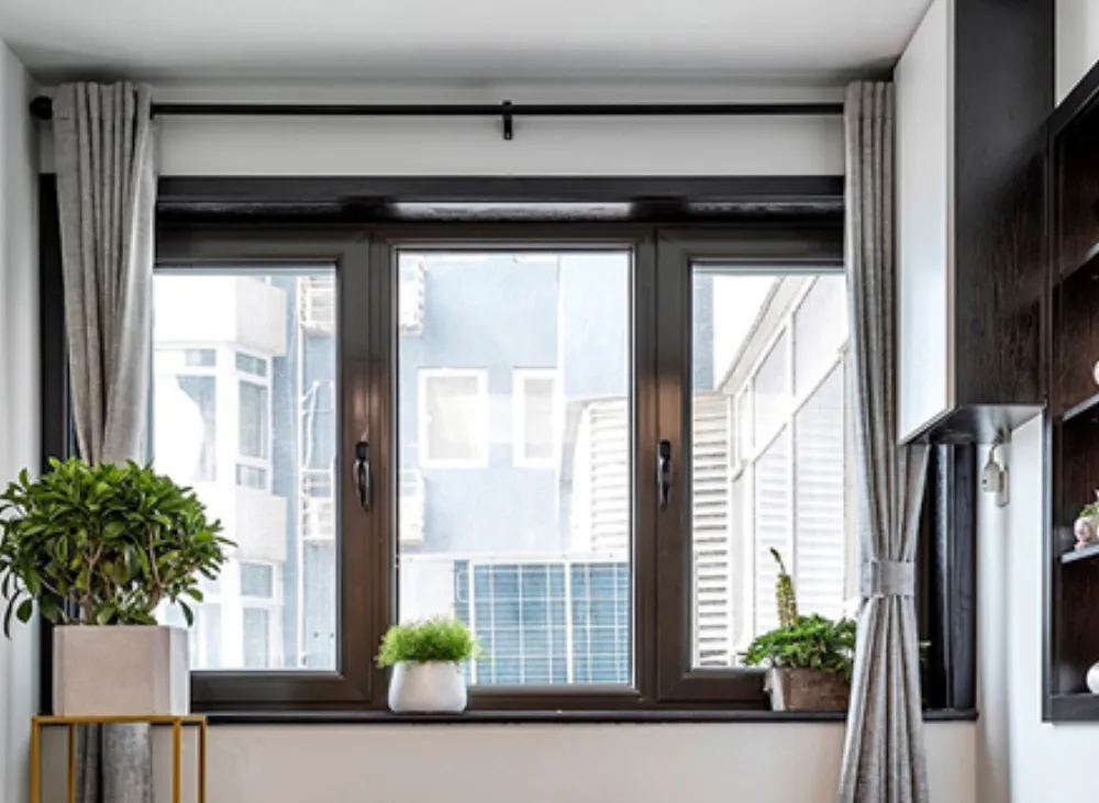 Energy-Saving Double Casement Aluminum Profile Series