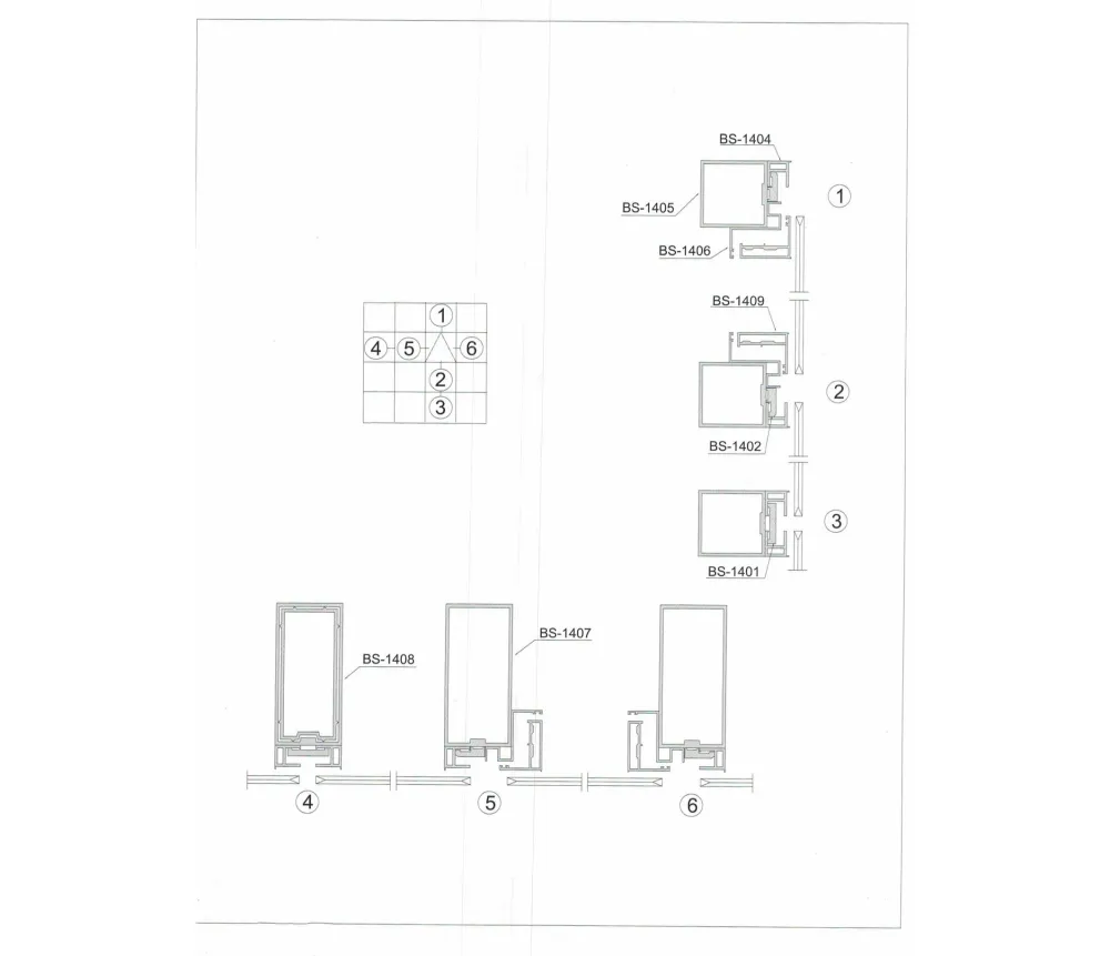Curtain Wall Aluminum Profile 02