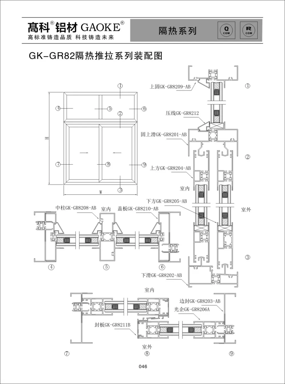 GK-GR82 Thermal Break Sliding Series