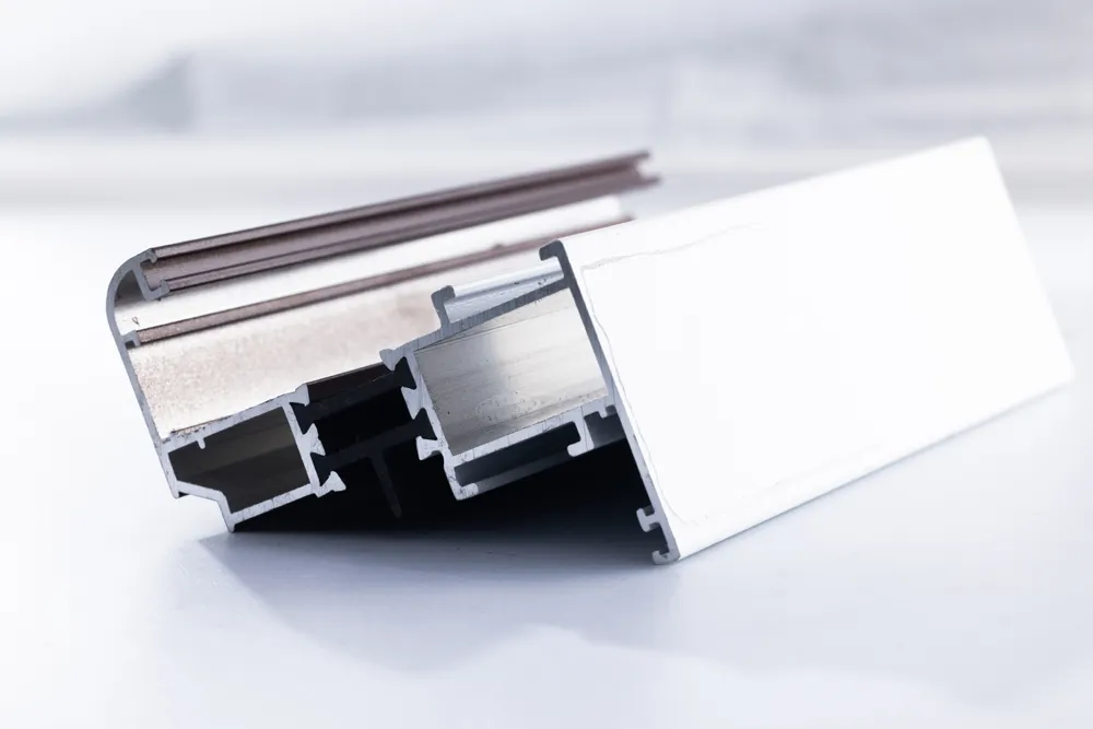 Aluminum thermal-break window and door profile