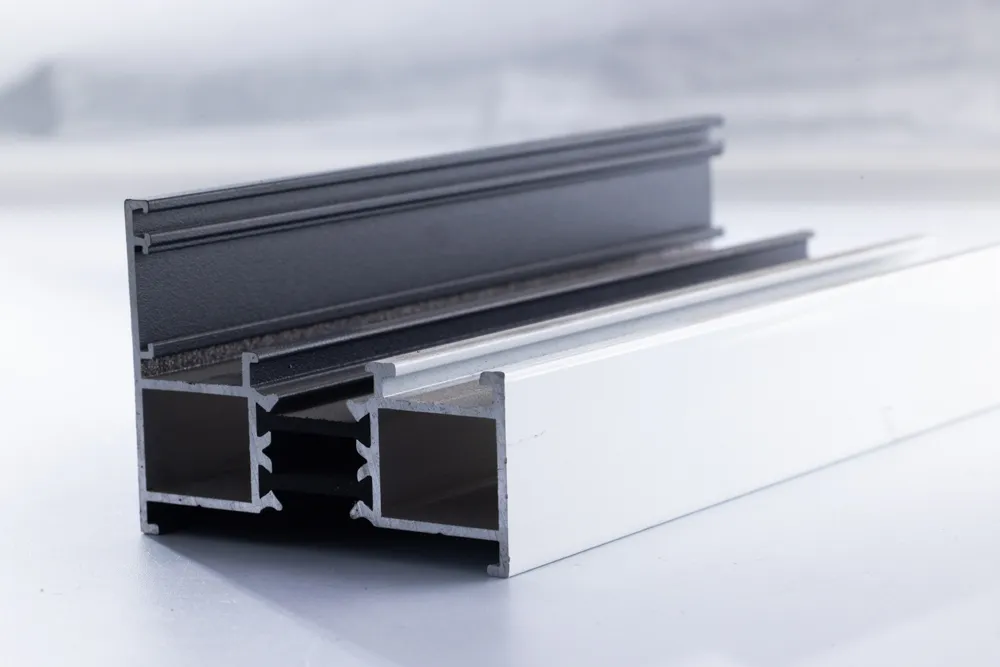 Aluminum thermal-break window and door profile