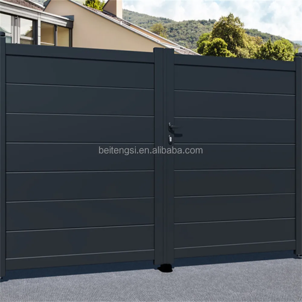 Electric Swing Aluminum Villa Entrance Gate