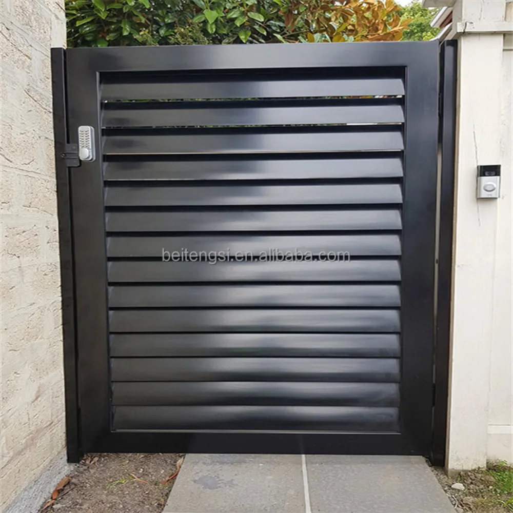 Pedestrian Walkway Aluminum Gate — product evidence