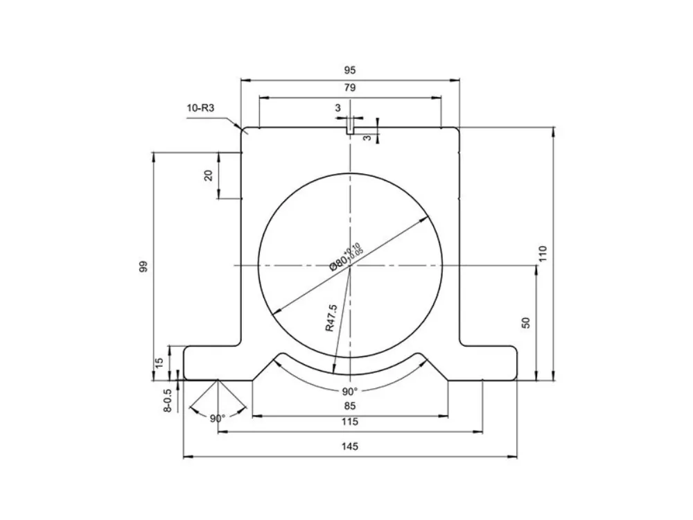 Industrial Aluminum Profile 145110
