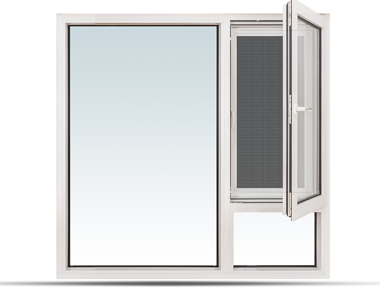 100-Series Thermal-Break Aluminum Window with Integrated Screen (Multiple Opening Styles)