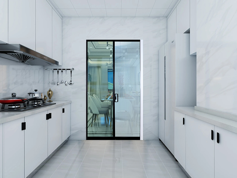 Narrow-Frame Pocket Sliding Door