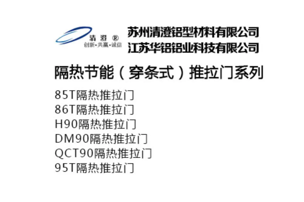 Thermal-Insulated Cast-Poured Sliding Door Series