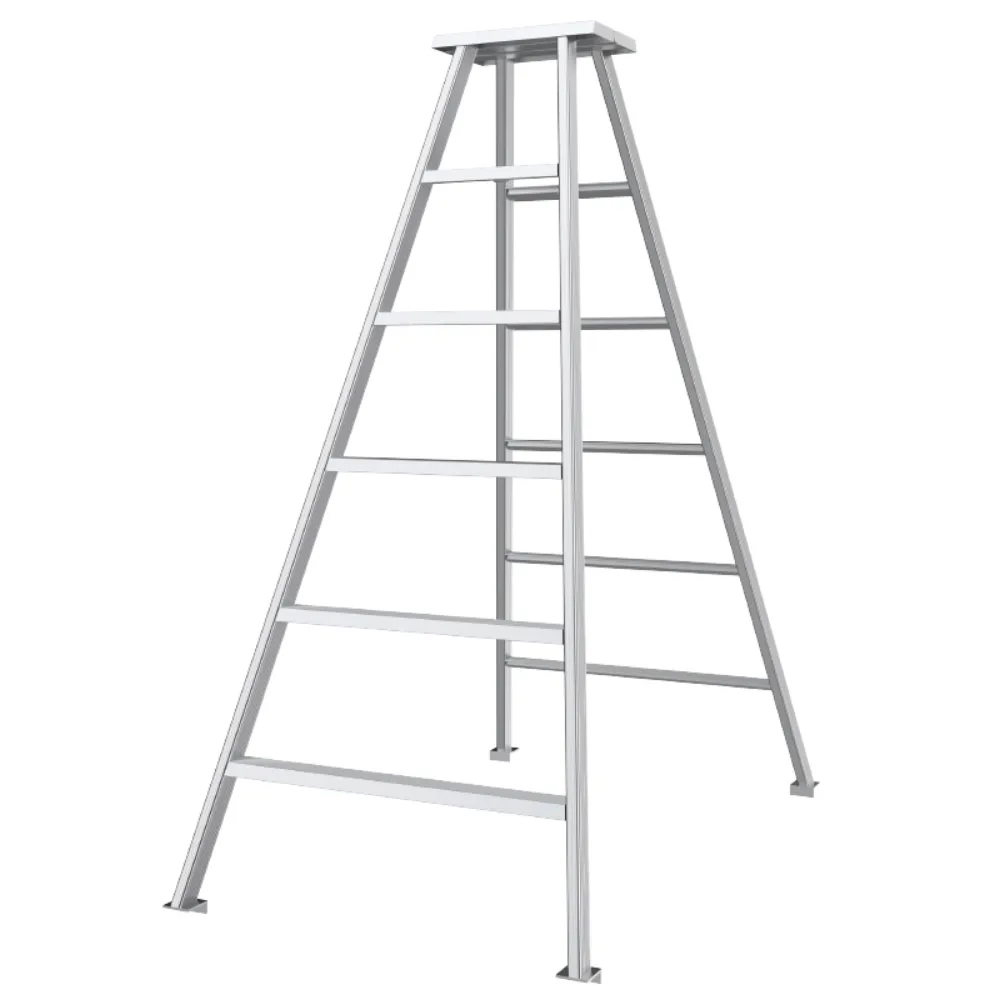 Aluminum alloy four-leg garden ladder