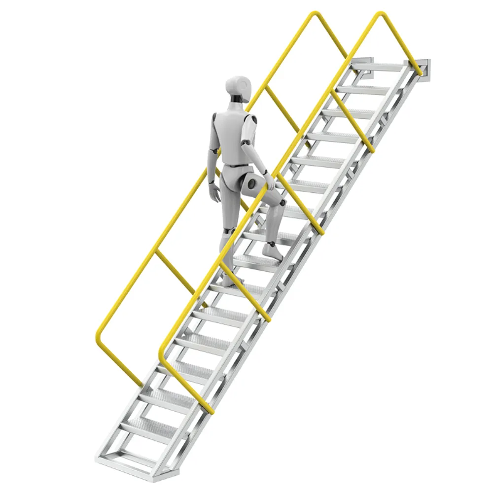 Aluminum alloy handrail staircase