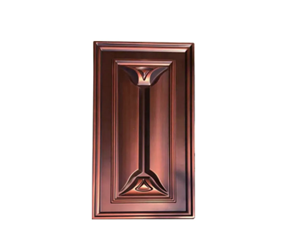 Brushed-copper Aluminum Single Panel Series