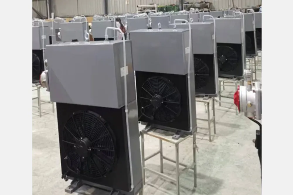 Construction machinery heat exchangers
