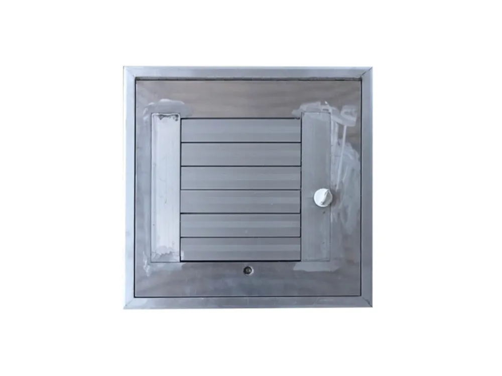 Outward-Opening Rotating Louver
