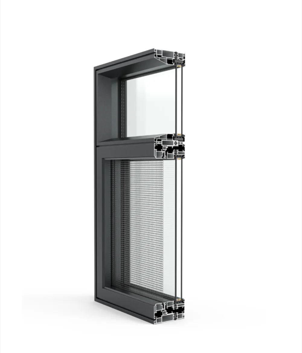 72 Series Non-Thermal Break Double Glazing Casement Window 1.4