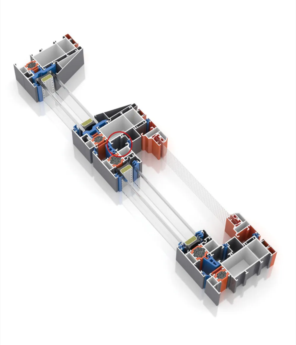 110 Series Thermal Break Concealed-Hinge Casement Window 1.8