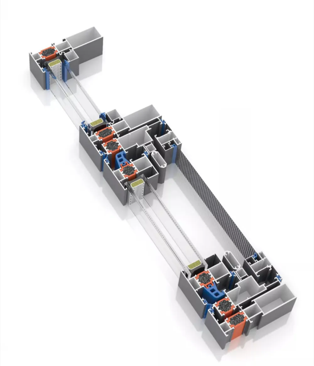 109 Series Thermal Break Concealed-Hinge Casement Window 1.4