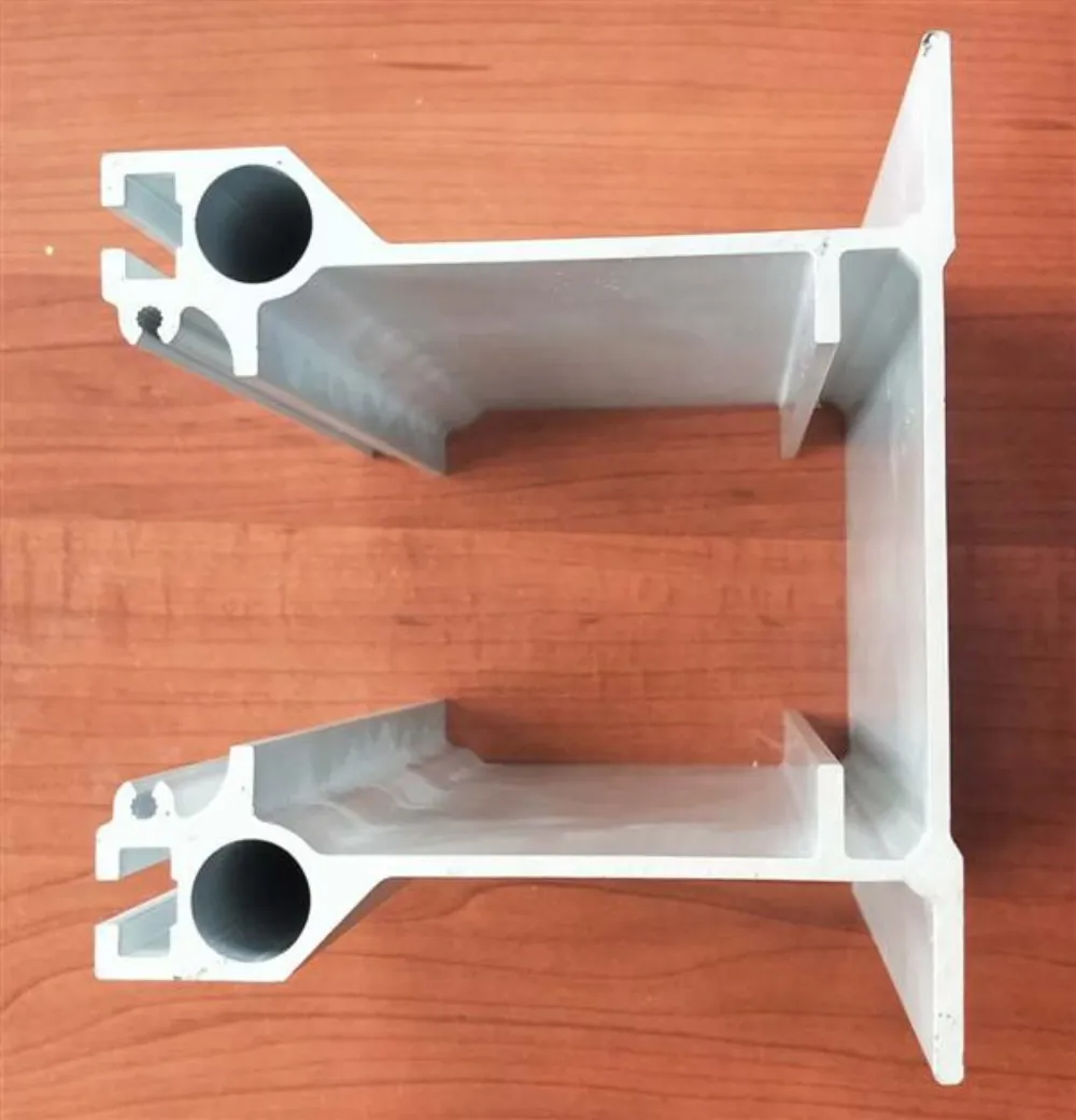 Aluminum motor housing, T-slot and window profile