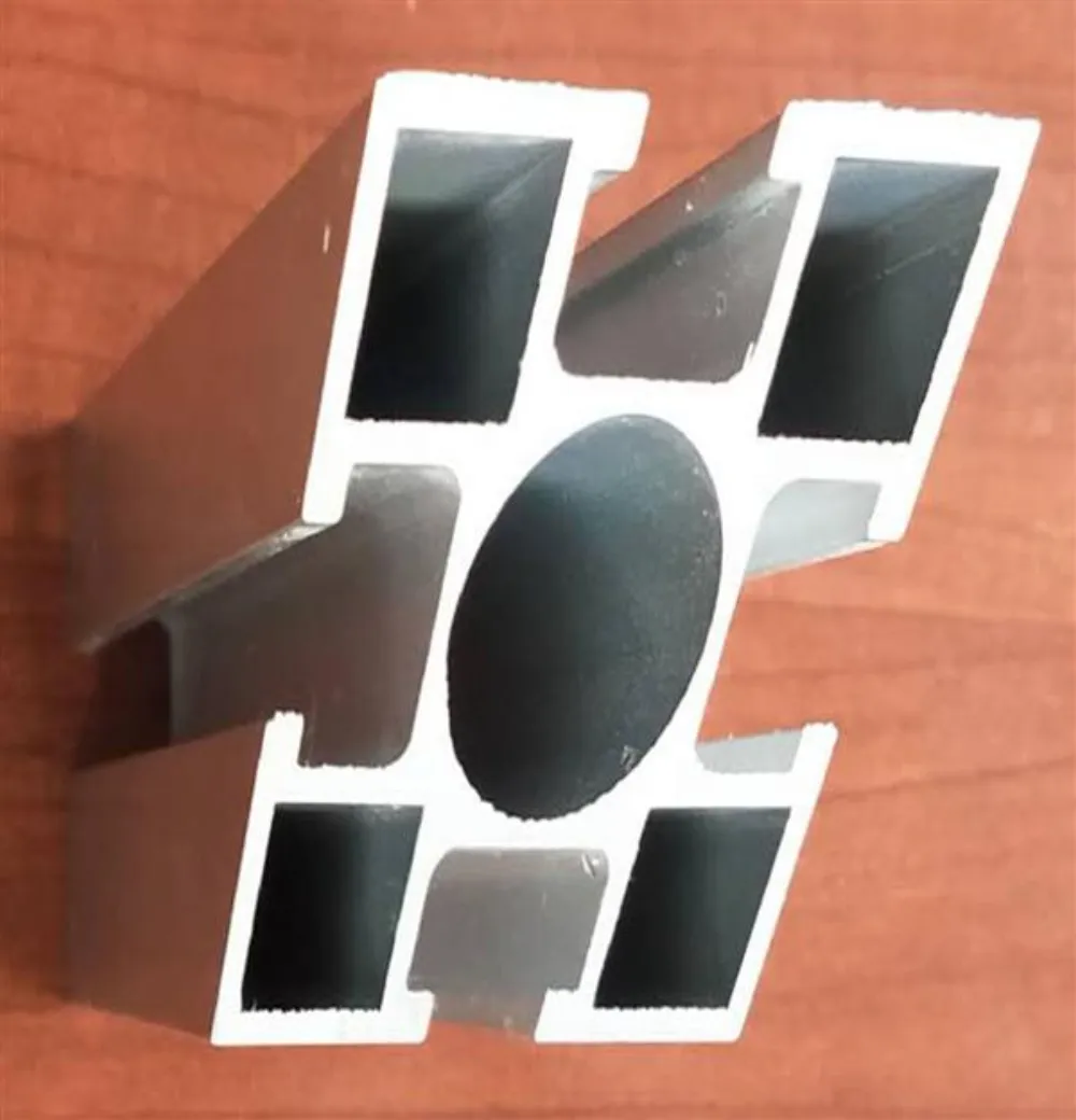 Aluminum motor housing, T-slot and window profile