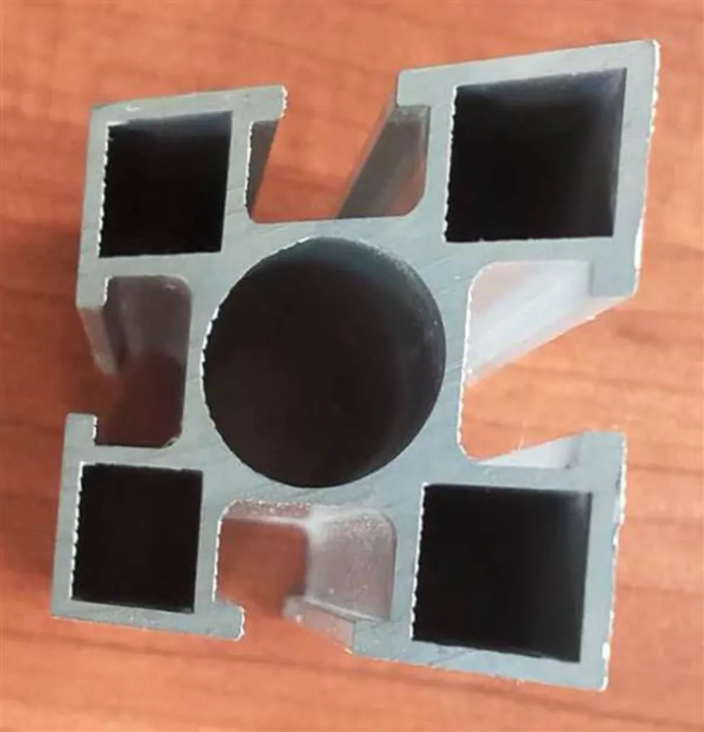 Aluminum motor housing, T-slot and window profile