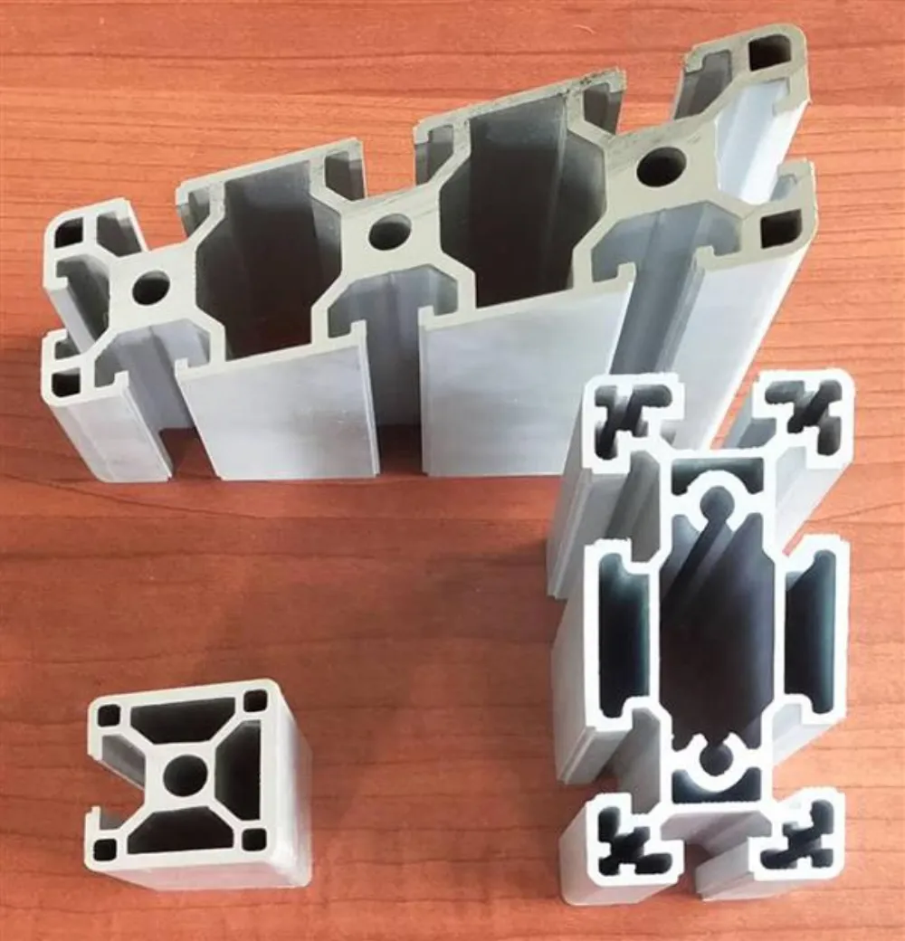 Aluminum motor housing, T-slot and window profile