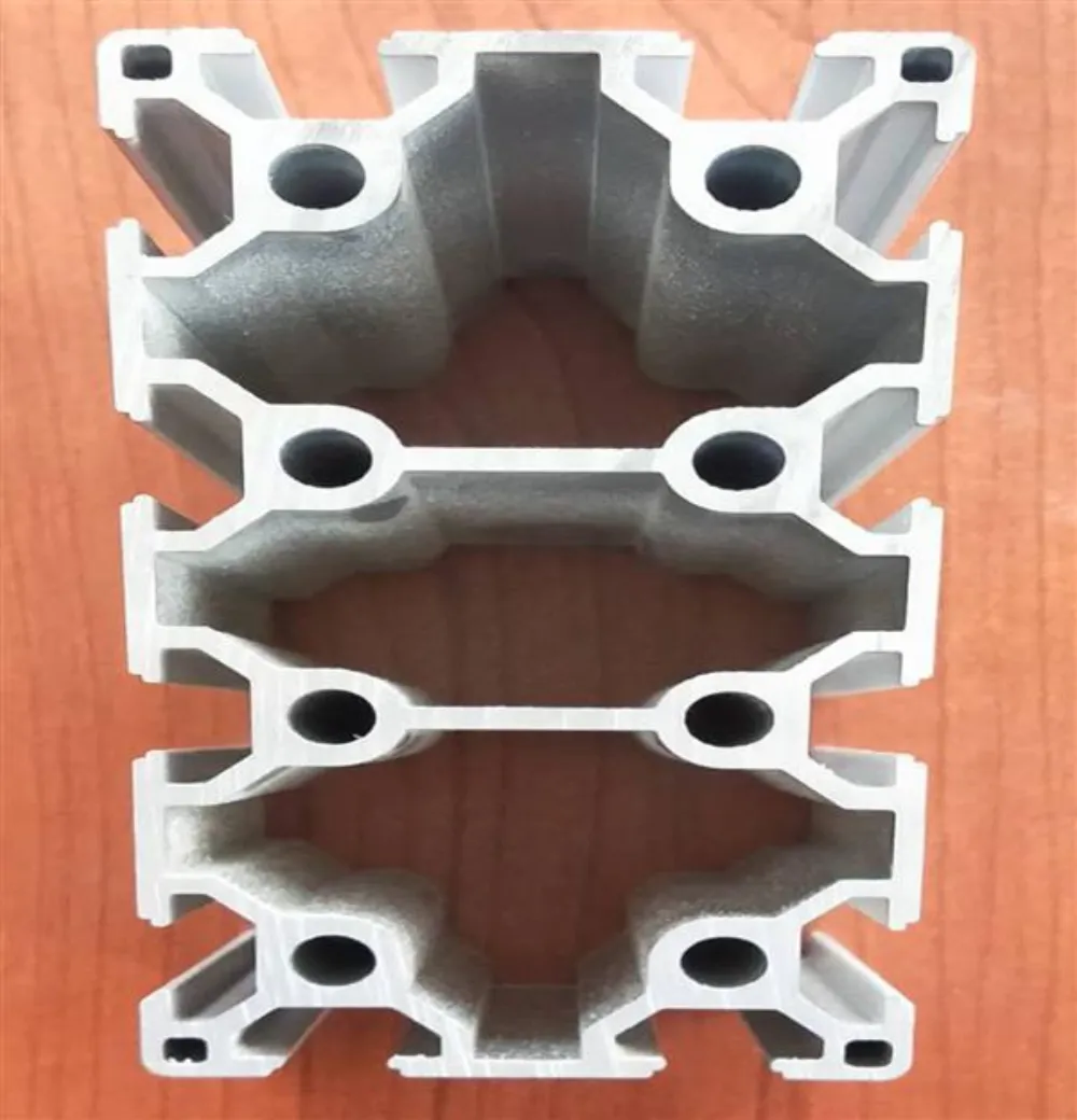 Aluminum motor housing, T-slot and window profile