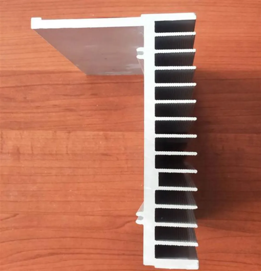 Aluminum motor housing, T-slot and window profile