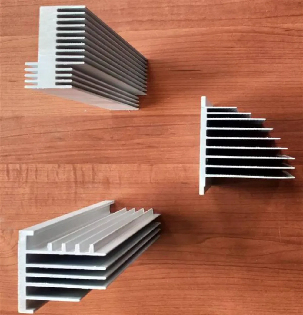 Aluminum motor housing, T-slot and window profile