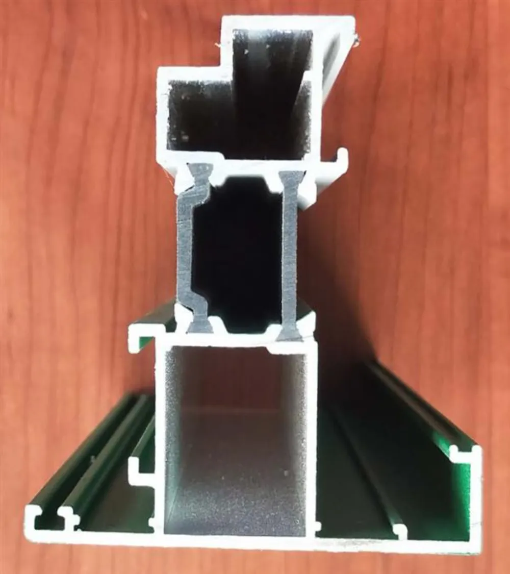 Aluminum motor housing, T-slot and window profile