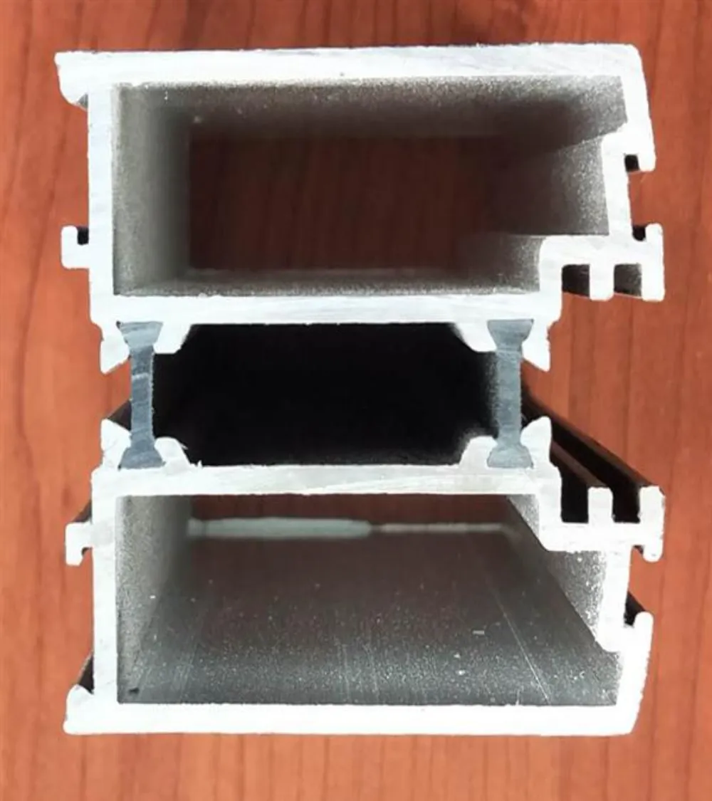 Aluminum motor housing, T-slot and window profile