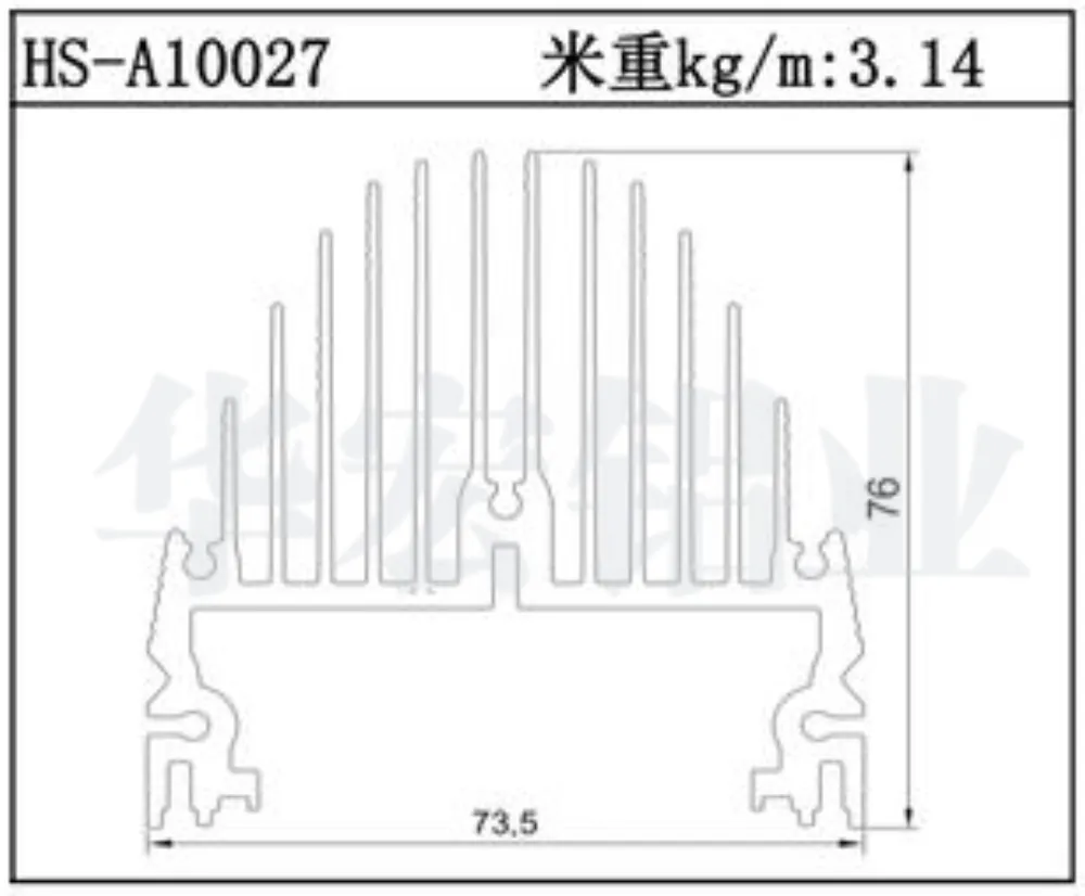 Profile Heatsink HS-A10027