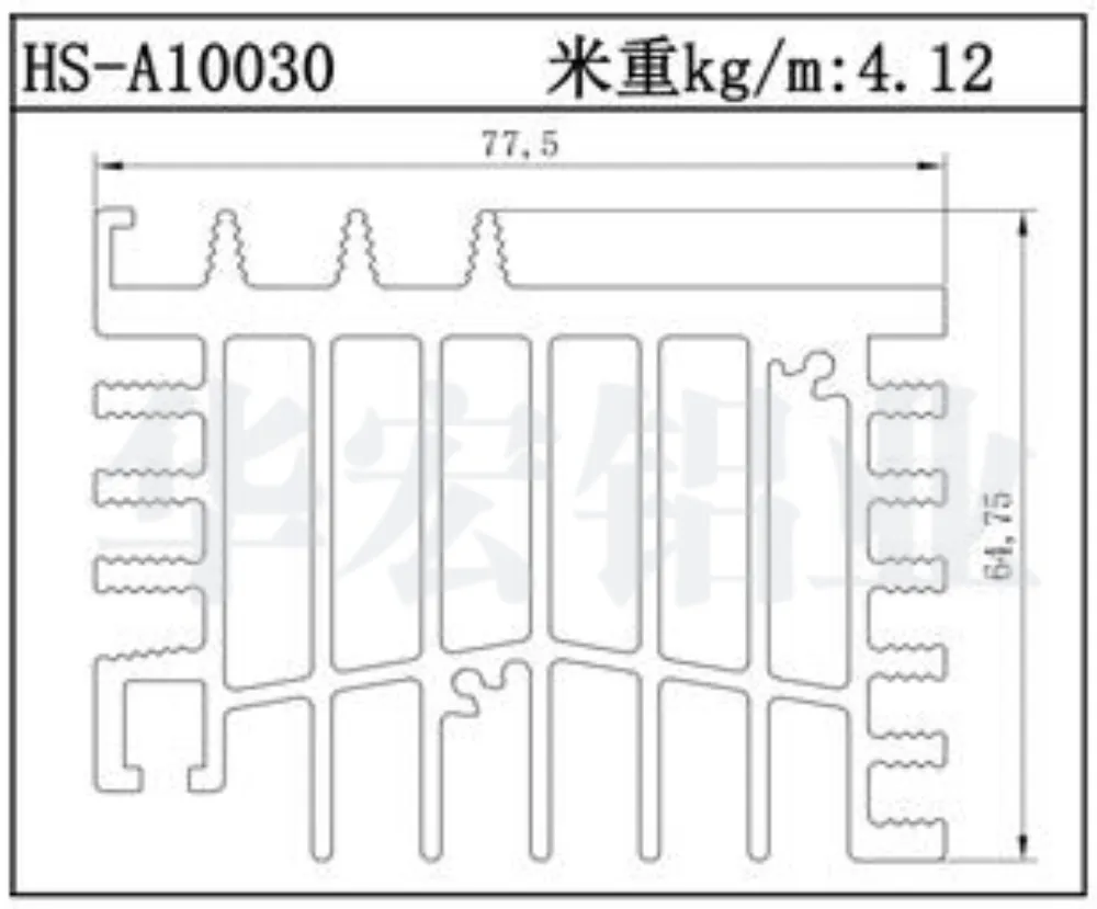Electronic Heatsink HS-A10030
